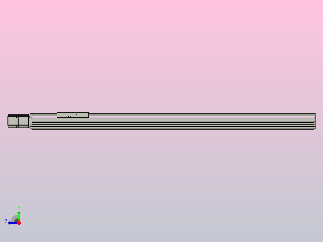 MT136BS半封闭丝杆滑台[MT136BS.L#.950.BC.P40.C3]右视图