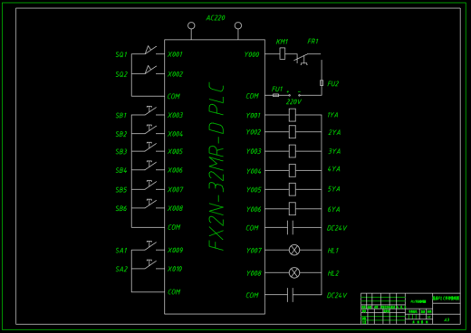 钻床液压系统F=20KN（CAD+说明书）缩略图