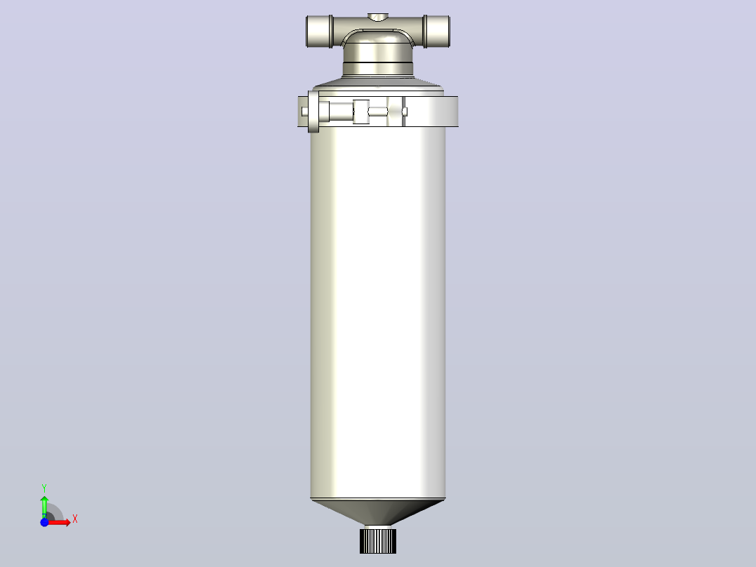 水过滤器前视图