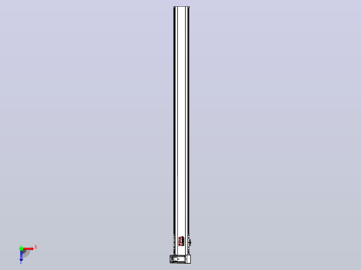 皮带直线轴半封闭可选导轨TPA-HNB-120D-110-L1650-RU-C-P40-N3俯视缩略图