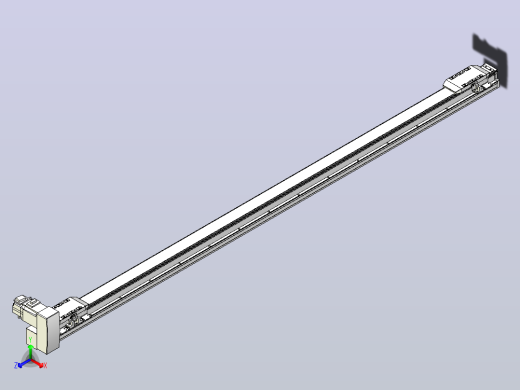 皮带直线轴双滑块型TPA-GCBS-50-P42-L600-RU-M10-N3正等轴测缩略图