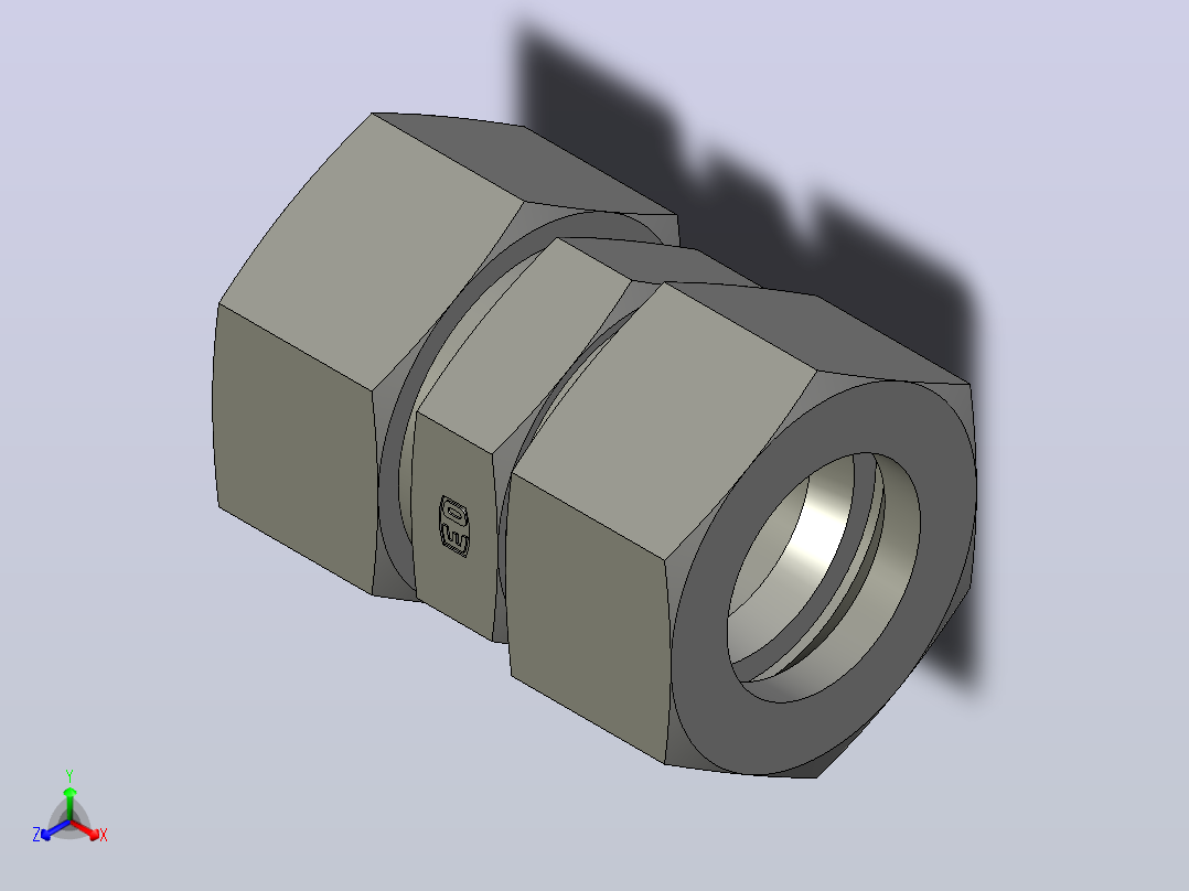 EO标准液压接头 Union G38ZSCF(1)主视图