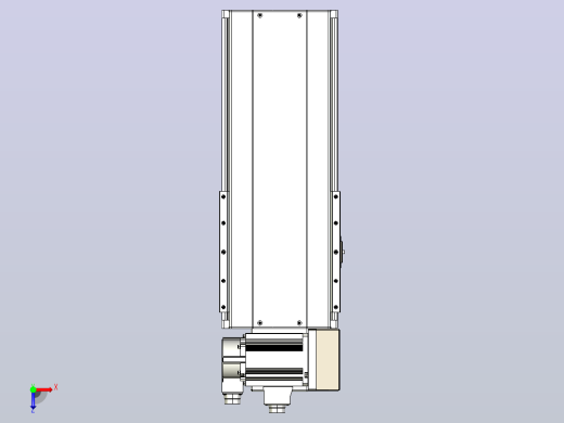 皮带直线轴半封闭可选导轨TPA-HNB-220D-176-L200-RU-Y-P1K-N3俯视缩略图