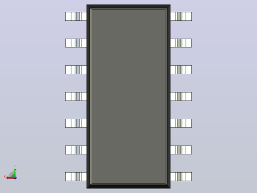 106x SOIC 封装（小外形集成电路）SOIC127P600X173-14N后视缩略图