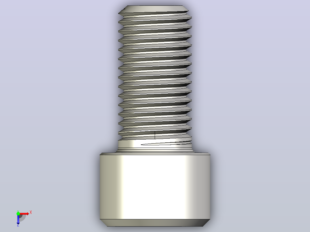 DIN_EN_ISO_4762_M20x40.ipt内六角螺钉俯视图