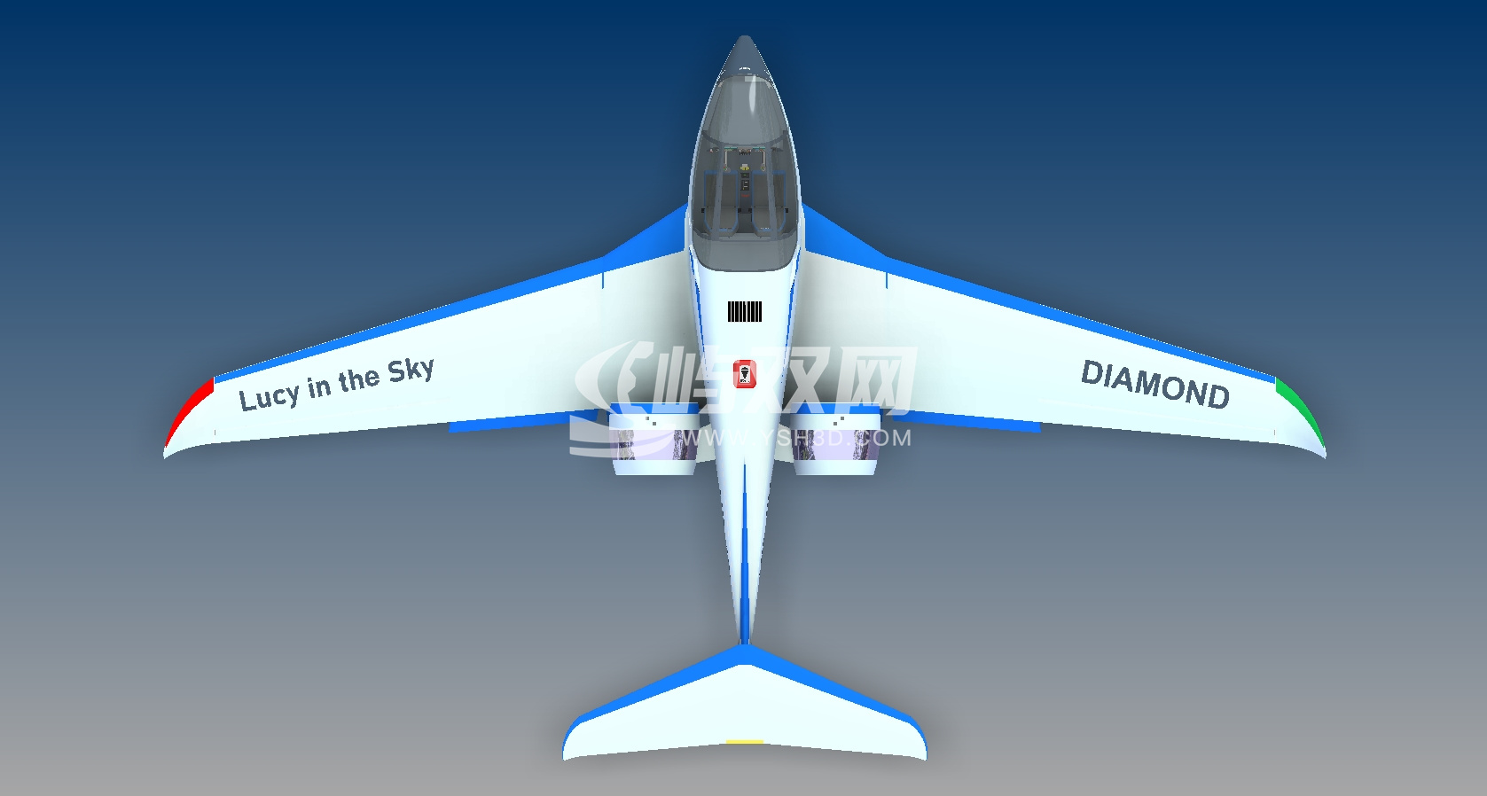 Two-seats plane双座飞机