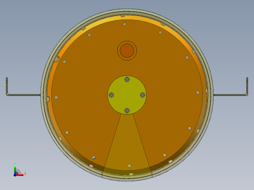 玉米气吸排种器（CAD+SW2018）前视缩略图
