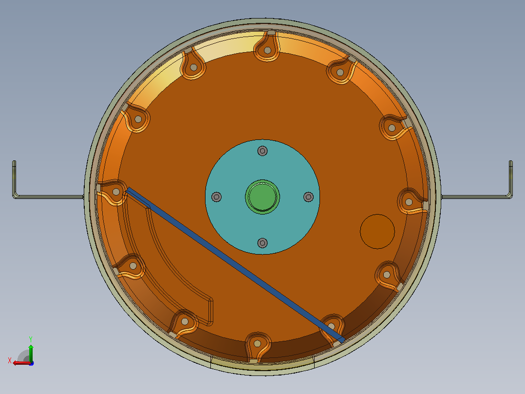 玉米气吸排种器（CAD+SW2018）后视图