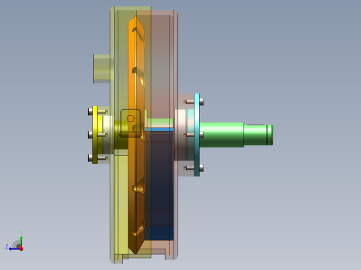 玉米气吸排种器（CAD+SW2018）右视缩略图