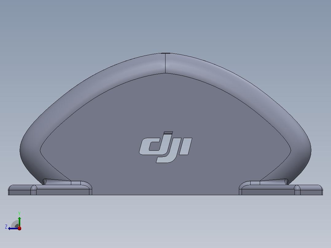 DJI F450 飞控外壳右视图