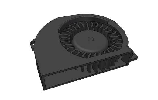 台达40x50x10厘米，12v，150毫安涡轮风扇发动机缩略图