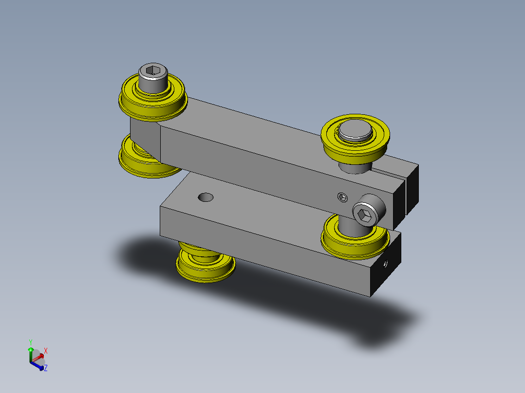 宽度换装机构主视图
