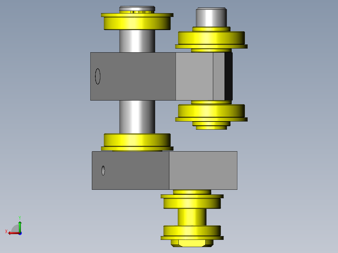 宽度换装机构左视图