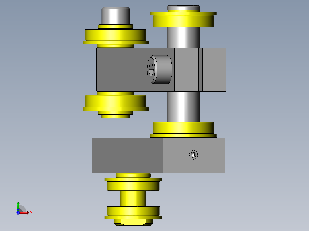 宽度换装机构右视图