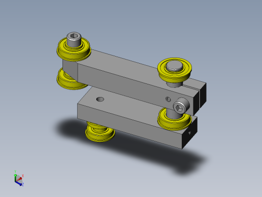 宽度换装机构正等轴测缩略图