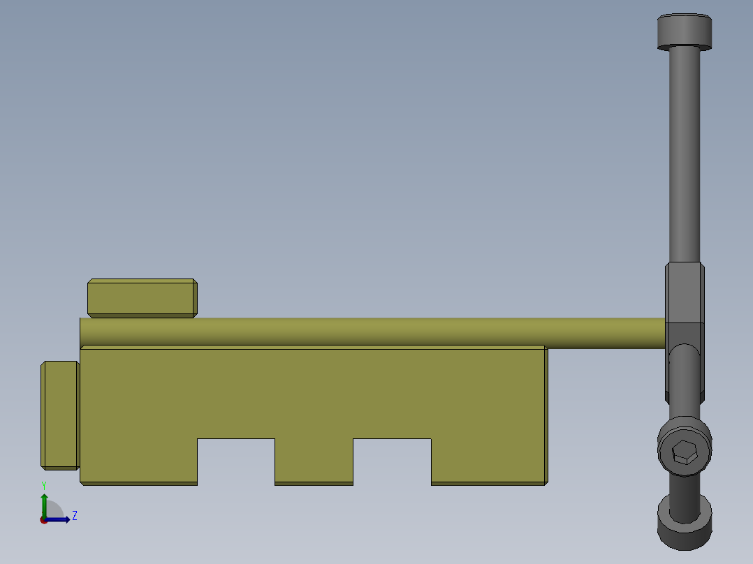 磨針夾具左视图
