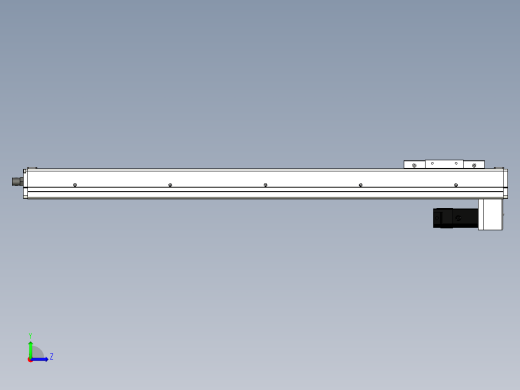 Toyo东佑达直线模组-ECH12-750-BM-100W左视缩略图