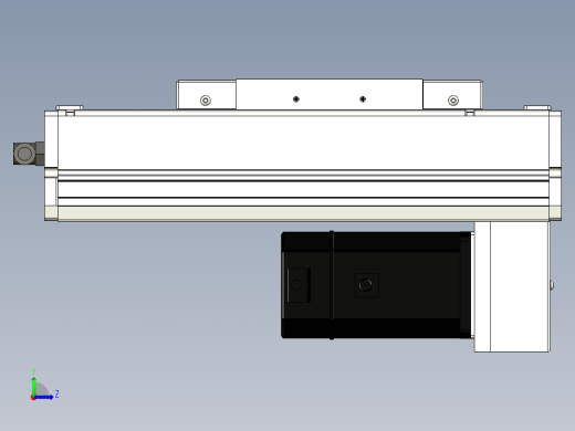 Toyo东佑达直线模组-ECH17-50-BM-750W左视缩略图