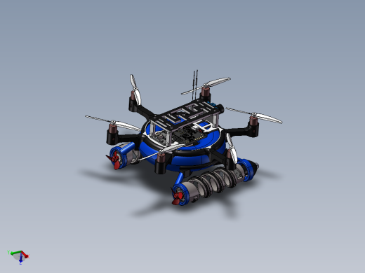 B07-UGV六轴飞行无人机模型