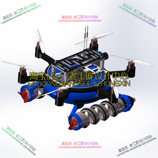 B07-UGV六轴飞行无人机模型缩略图