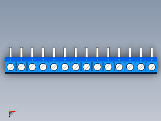 DEGSON DG301 系列 5.0mm 接线端子-DG301R-5.0-14P-12-00AH俯视缩略图