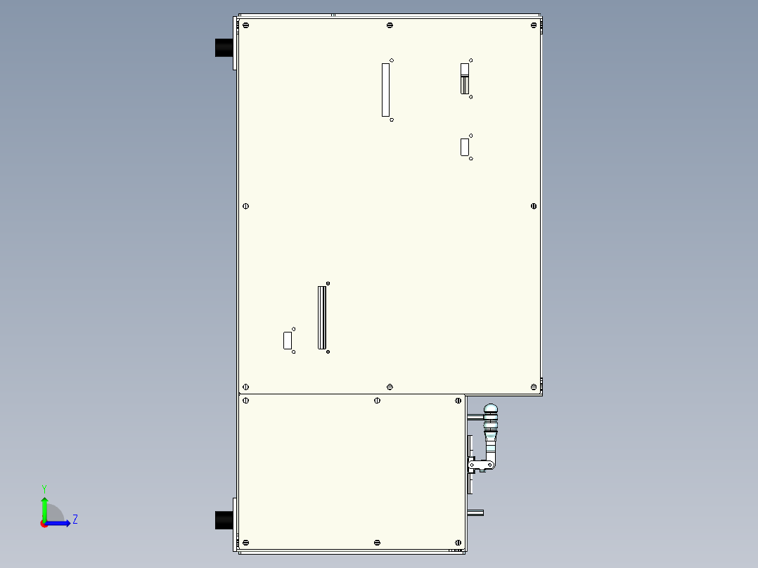 PCB板检测设备左视图