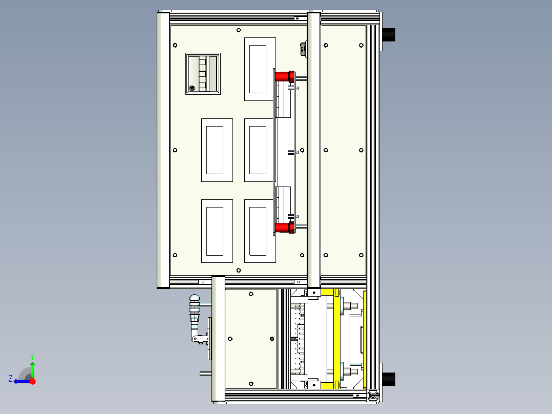 PCB板检测设备右视图