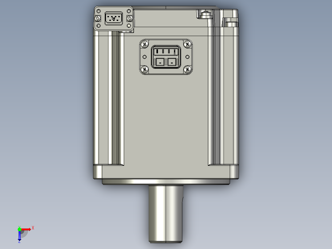 电机MS6S-80CN30B3-20P7-S俯视图