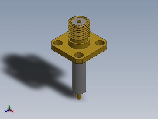 SMA接口76正等轴测缩略图