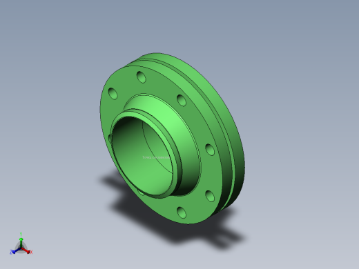 法兰 (12)正等轴测缩略图
