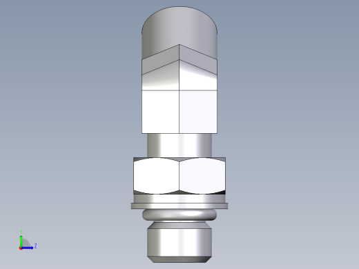 卡套式工业通用硬管接头EO_Adjustable_locknut_45_deg_elbow_VEE06SMOROMDCF左视缩略图