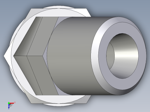 卡套式工业通用硬管接头EO_Adjustable_locknut_45_deg_elbow_VEE06SMOROMDCF俯视缩略图