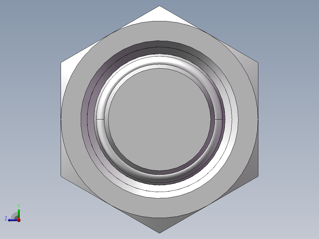 锥孔螺堵、9D-24右视图