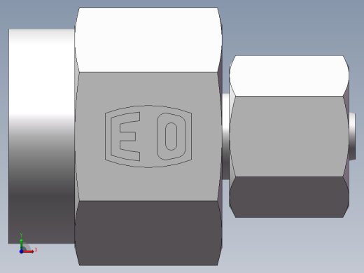 压力表接头-带螺母、7BD-08-14GDK+S前视缩略图