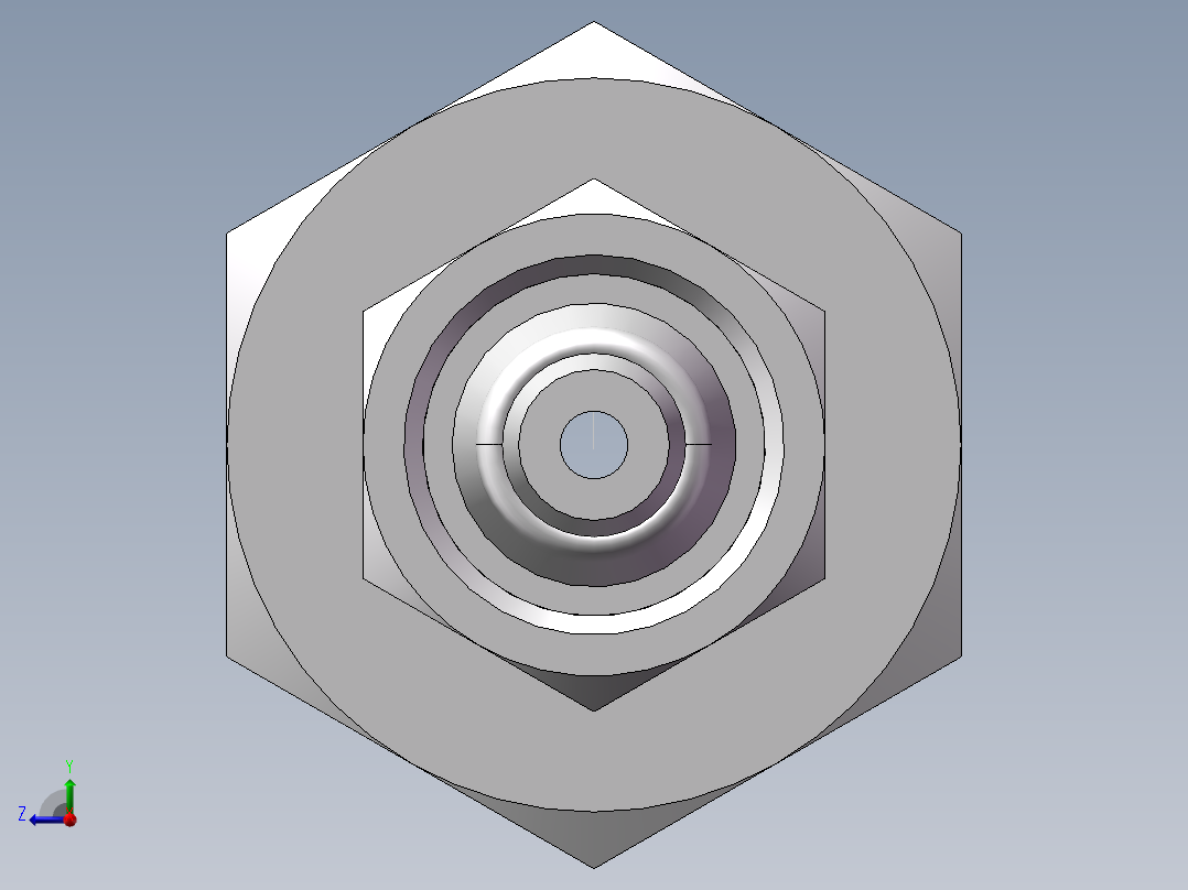 压力表接头-带螺母、7BD-08-14GDK+S右视图