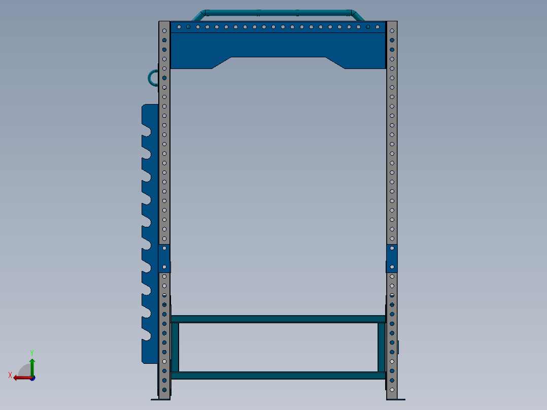 A3003759-动力架健身器材后视图