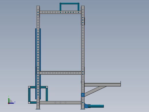 A3003759-动力架健身器材左视缩略图