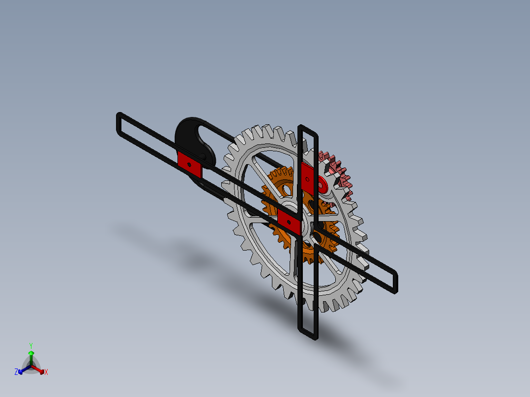 机制正等轴测图