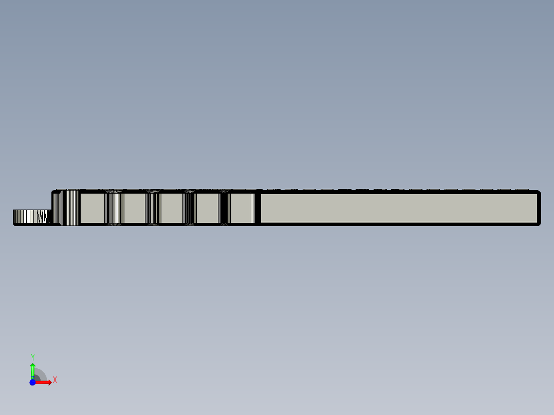 公制螺纹测量装置前视图