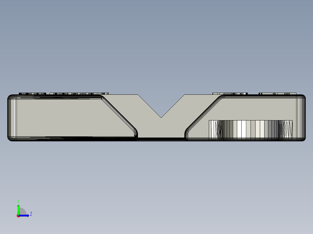 公制螺纹测量装置左视图