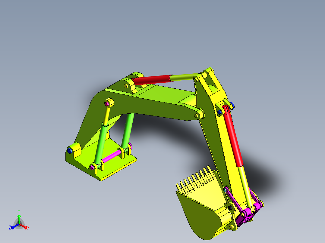 练习题 3D19-TK06和挖机主视图