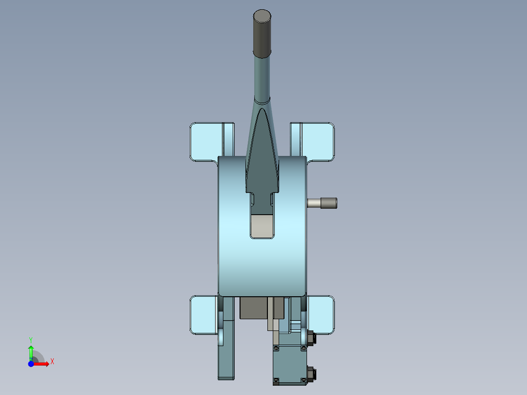 钢筋切断机前视图