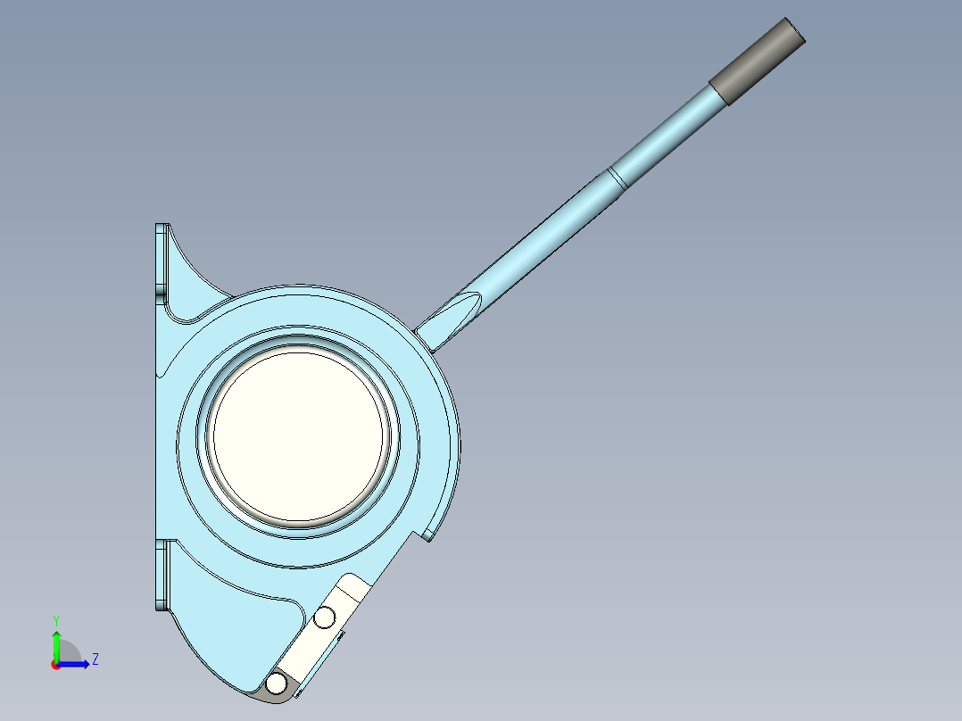钢筋切断机左视图