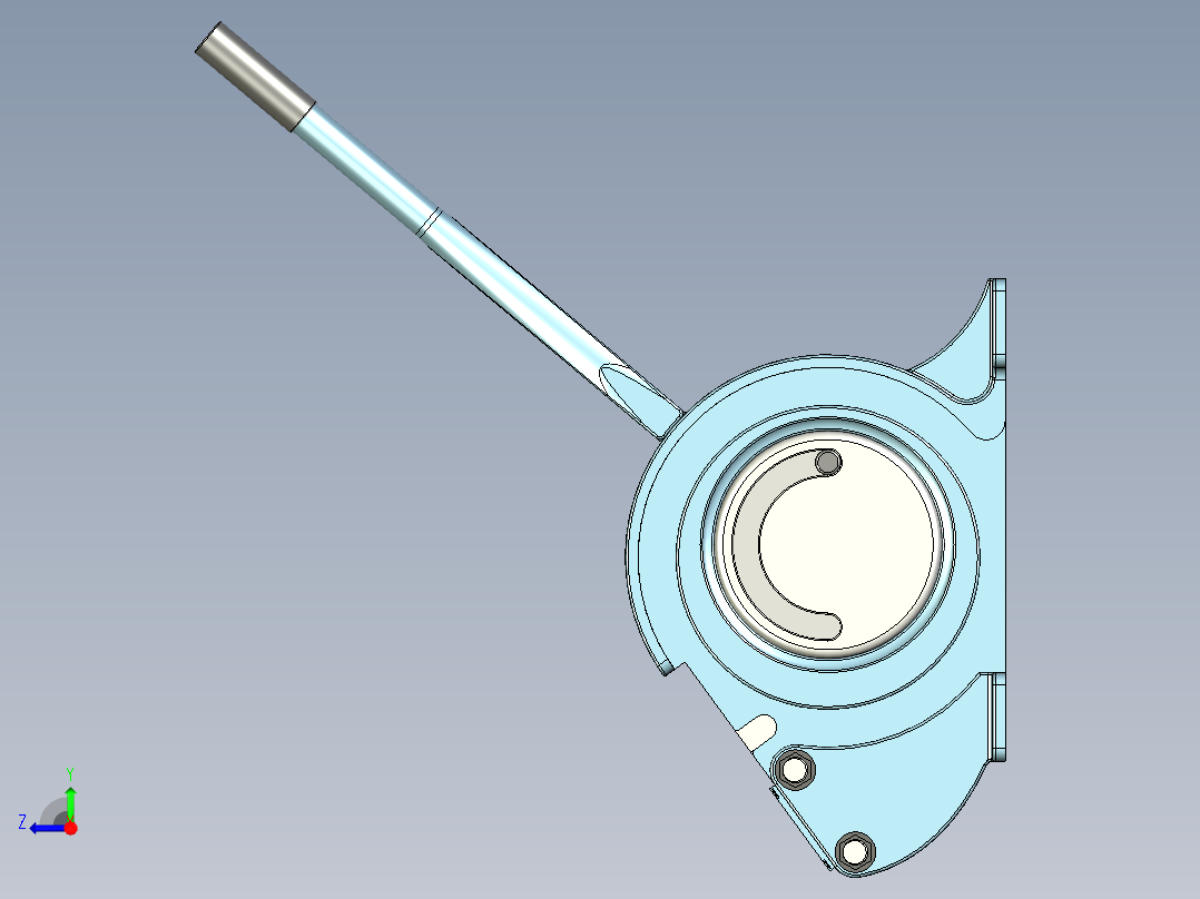 钢筋切断机右视图