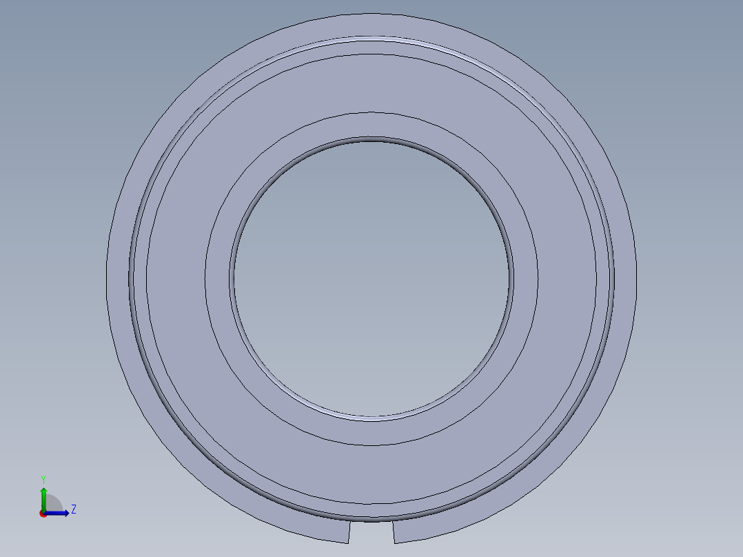MISUMI轴承B6903ZZNR左视图