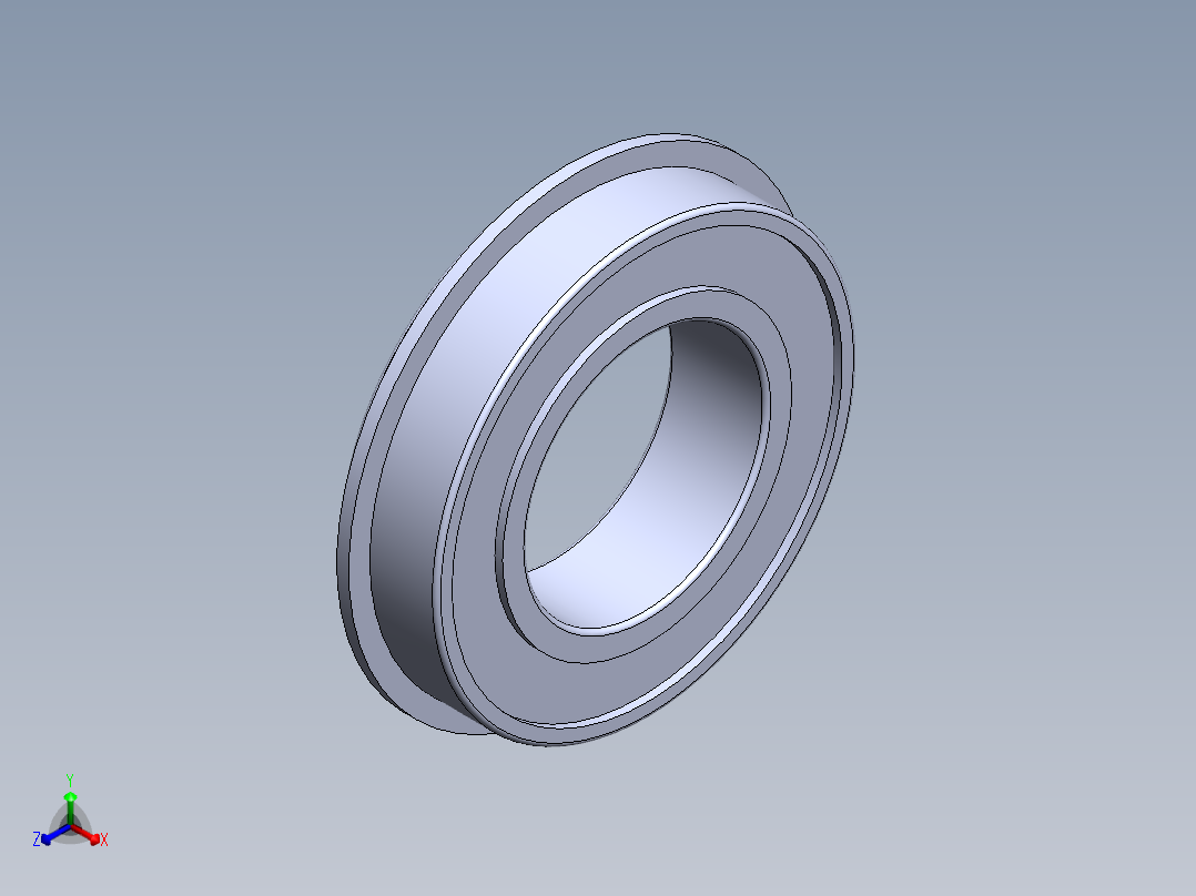 MISUMI轴承B6903ZZNR正等轴测图