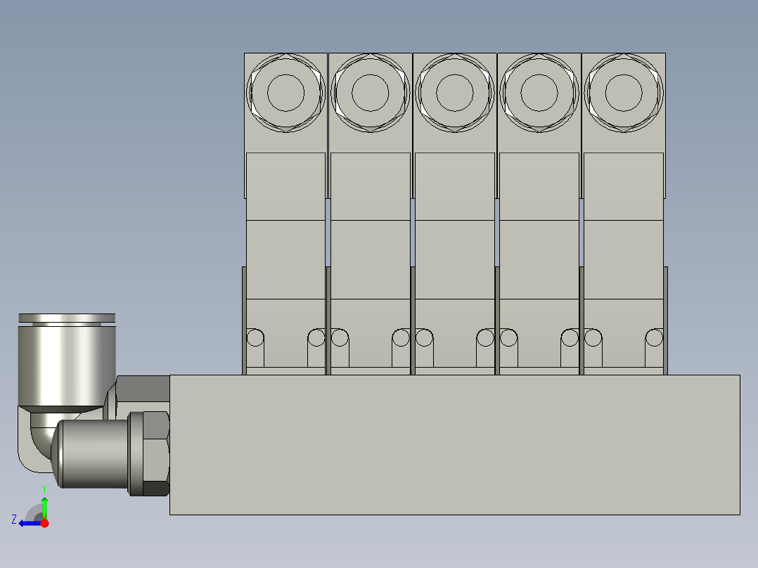 03-01-00-SMC-SS5Y5-20-05_20-5LZD-C6(5系列电磁阀装配)右视图