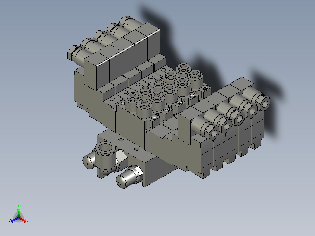 03-01-00-SMC-SS5Y5-20-05_20-5LZD-C6(5系列电磁阀装配)正等轴测图
