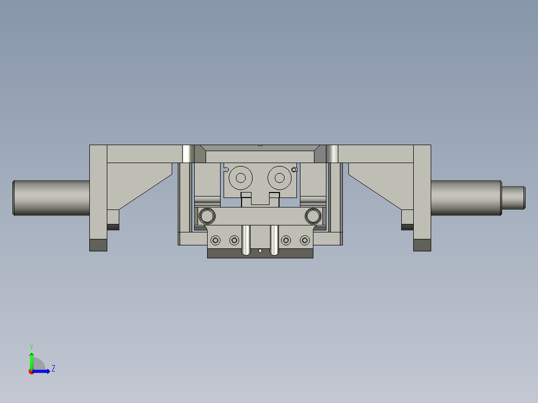 翻转加持机构左视图
