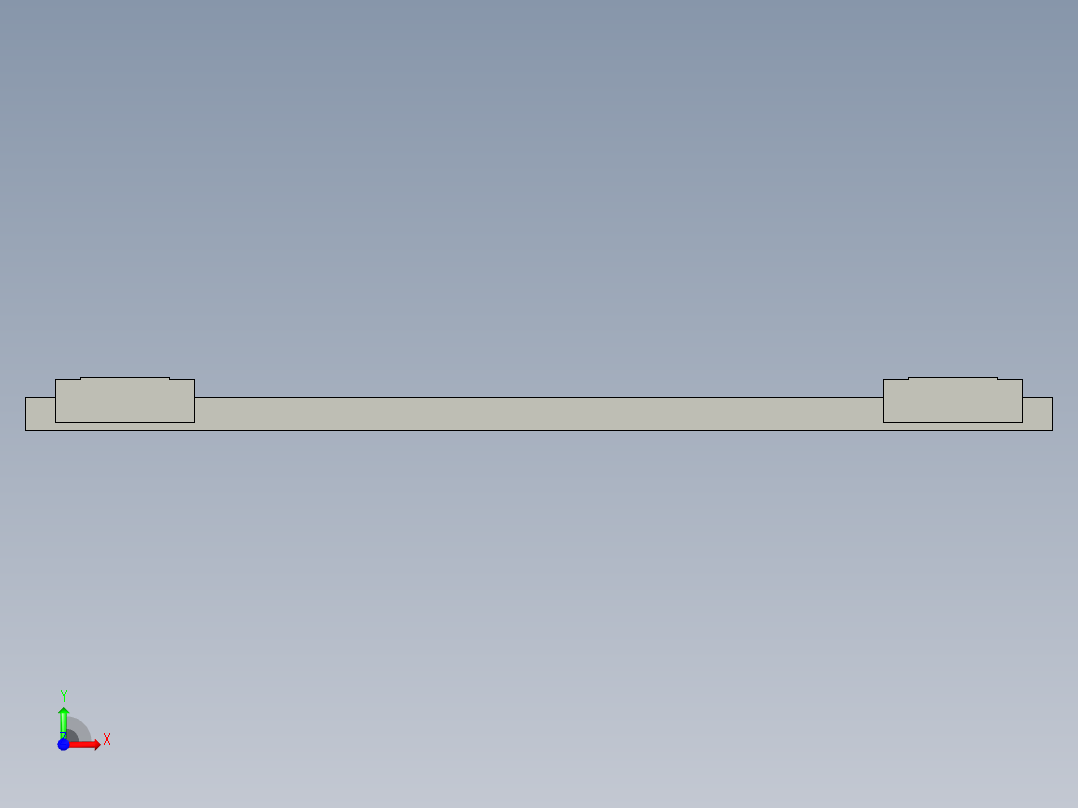 线性滑轨上银MGN15C1R310前视图